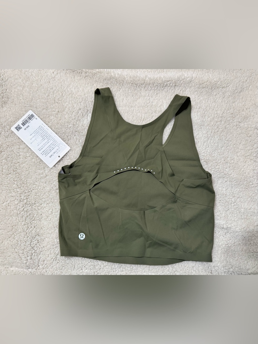 Lululemon Fast and Free Tank Top *Light Bay Leaf Size Small - Picture 3 of 6